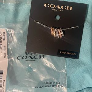 COACH slider bracelet